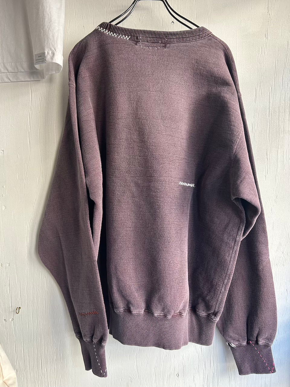 SASHIKO ZIGZAG SWEAT TOP