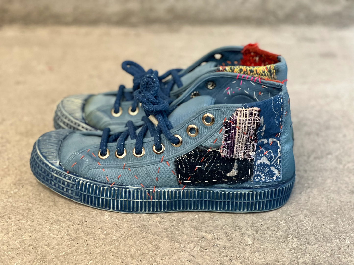 Czech Military Training Shoes <Indigo-dyed> <Dead Stock>