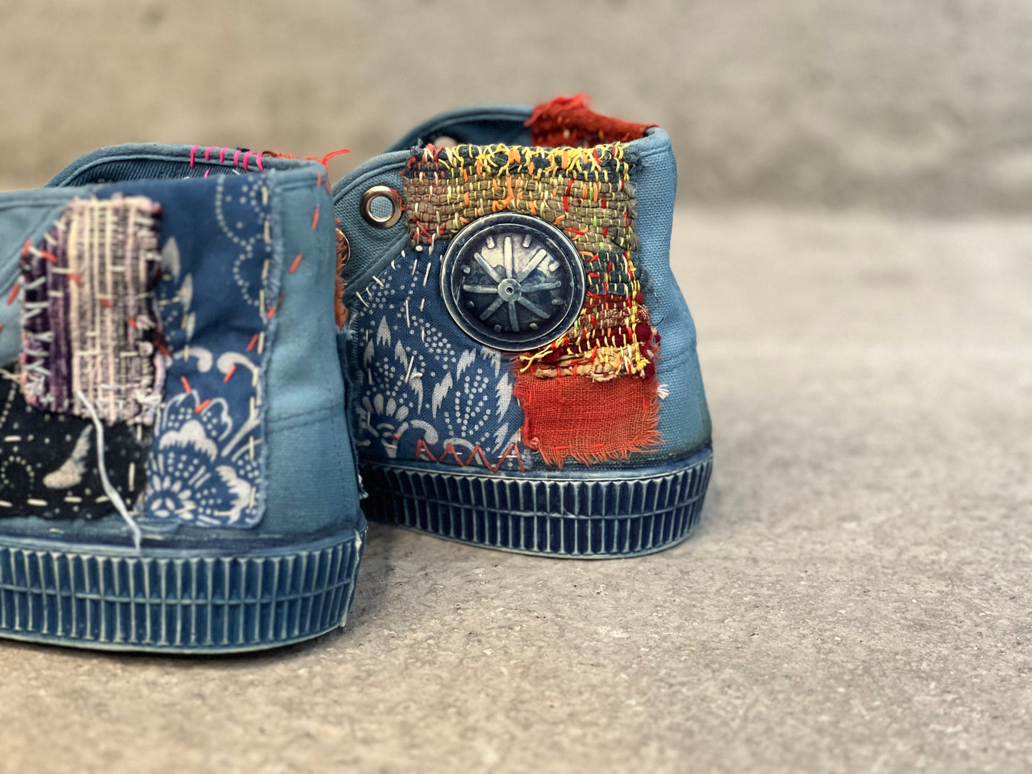 Czech Military Training Shoes <Indigo-dyed> <Dead Stock>