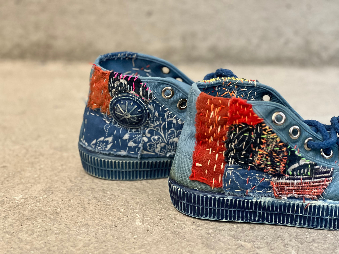 Czech Military Training Shoes <Indigo-dyed> <Dead Stock>