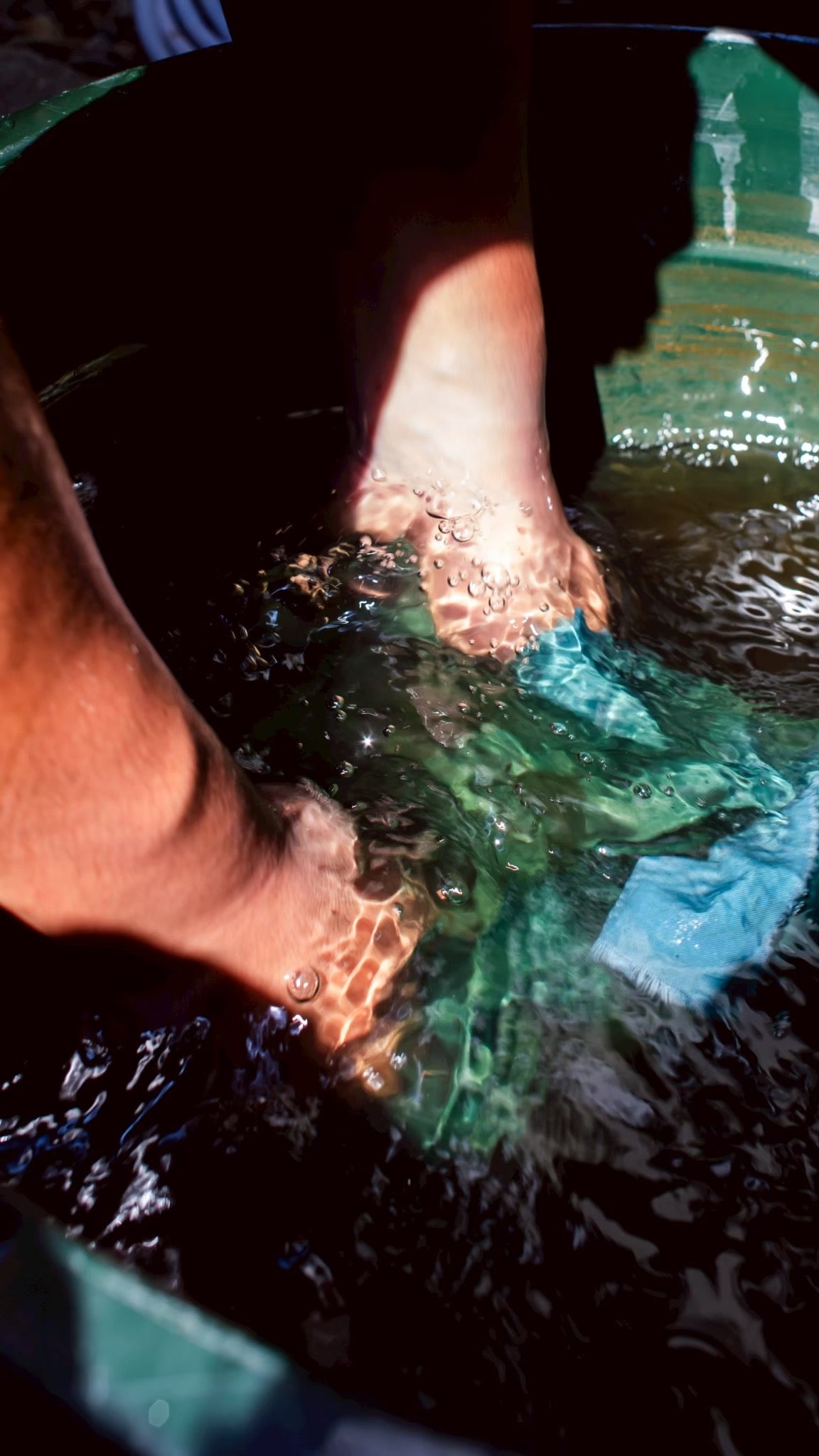 藍染手拭い 無地 文