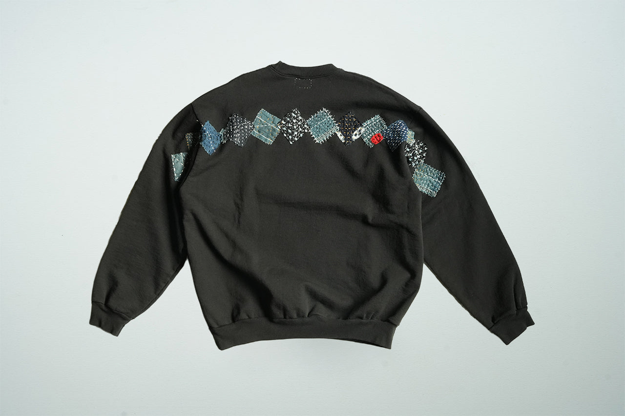 SASHIKO ARCHE SWEAT TOP