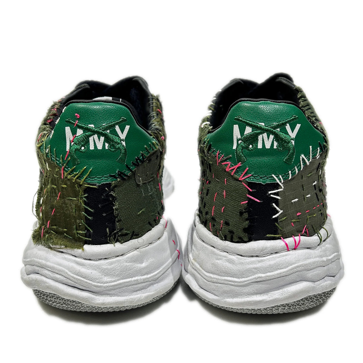JunAle SASHIKO Maison MIHARAYASUHIRO SNEAKER / GREEN x WHITE