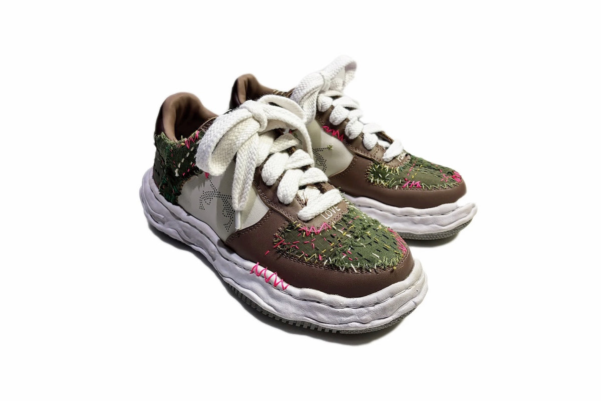 JunAle SASHIKO Maison MIHARAYASUHIRO SNEAKER / BEIGE x WHITE