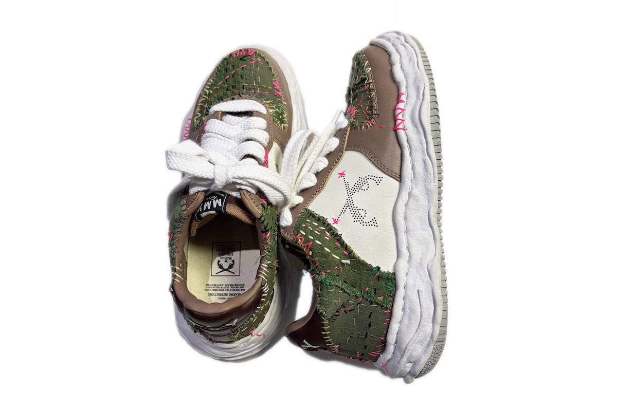 JunAle SASHIKO Maison MIHARAYASUHIRO SNEAKER / BEIGE x WHITE