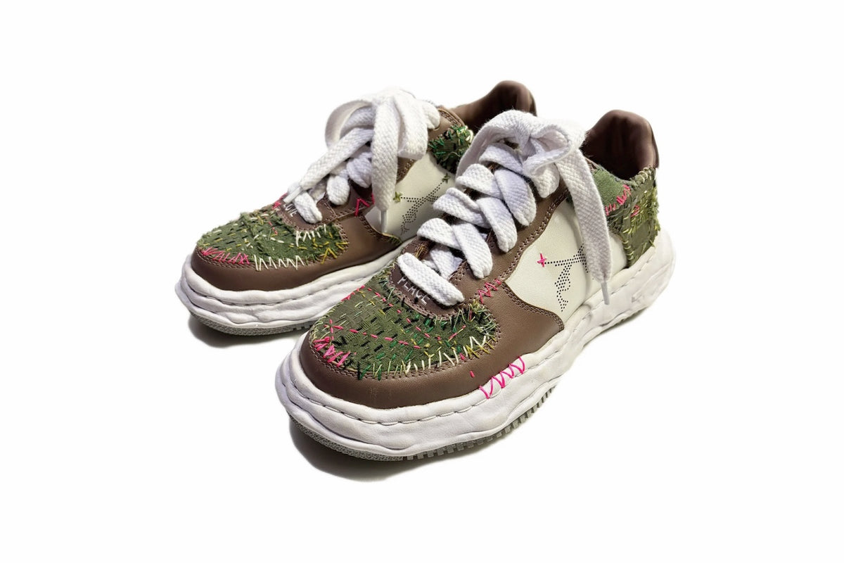 JunAle SASHIKO Maison MIHARAYASUHIRO SNEAKER / BEIGE x WHITE