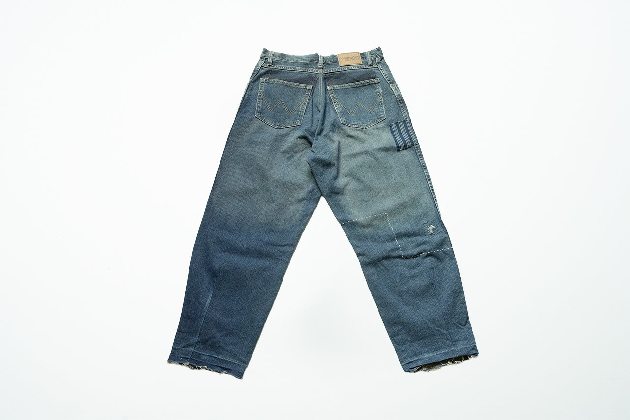Sashiko denim pants 004
