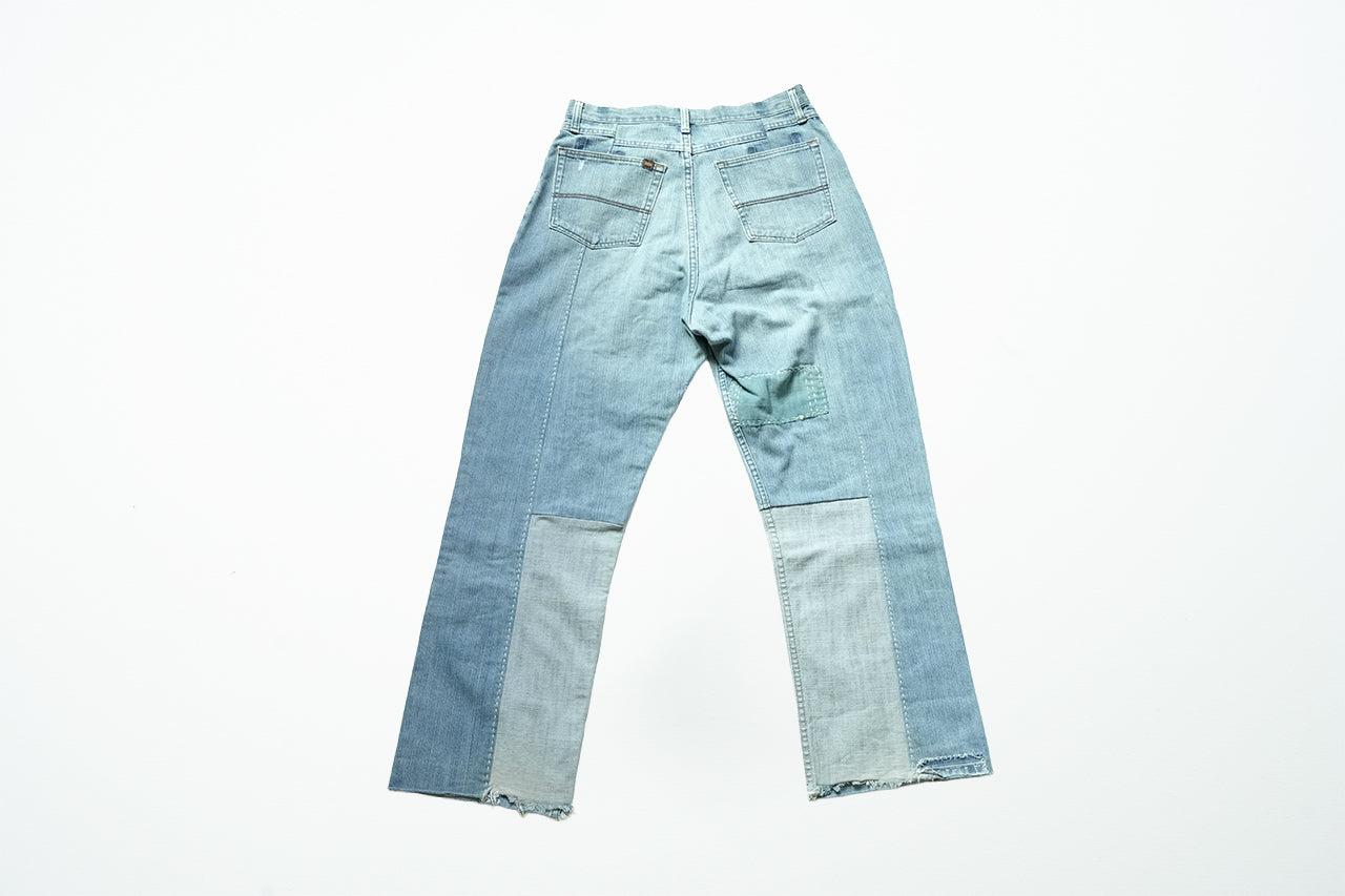 LIGHT BLUE DENIM SASHIKO PATCHED 005