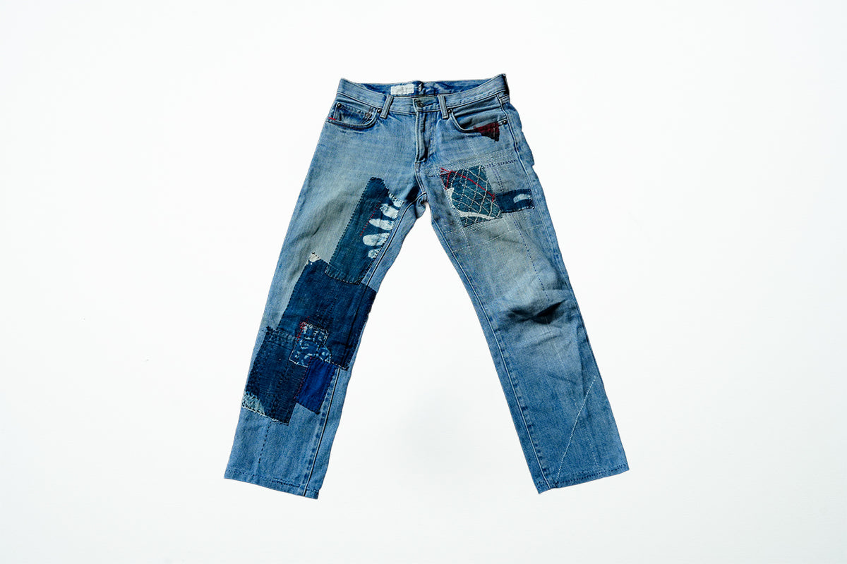 Sashiko Denim Pants 006