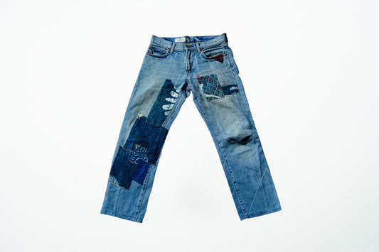 Sashiko Denim Pants 006