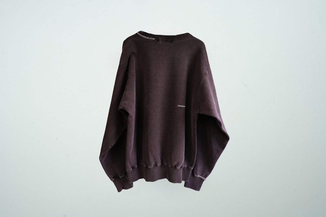 SASHIKO ZIGZAG SWEAT TOP