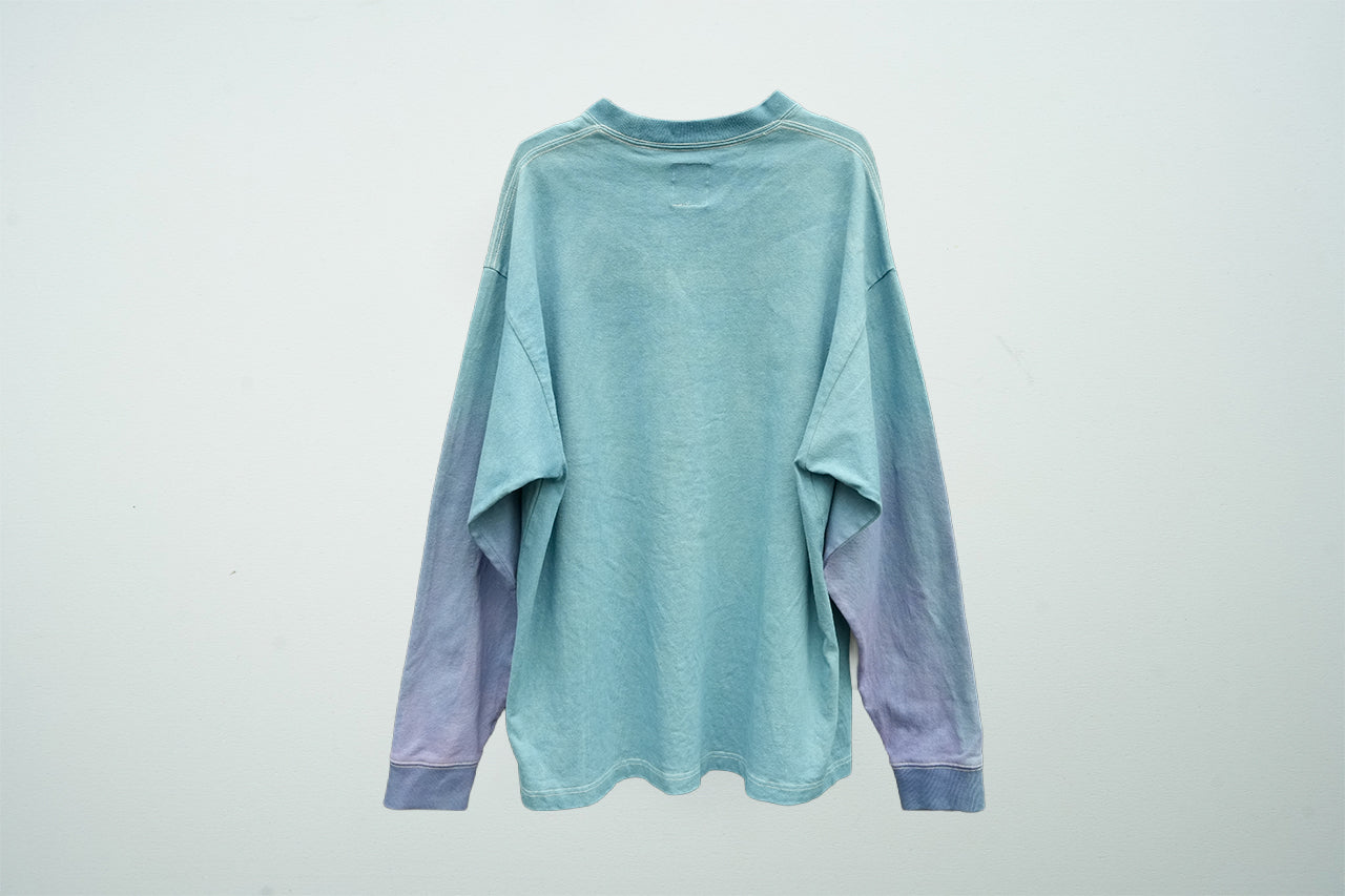 Oversized L/S Tee [INDIGO & SAFFLOWER]