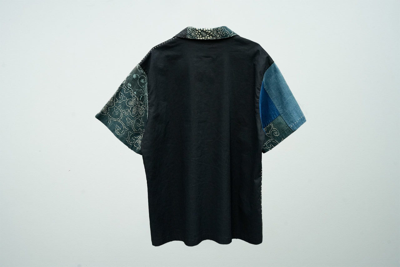 Boro Panel Open Collar Shirt / JA-SS-002