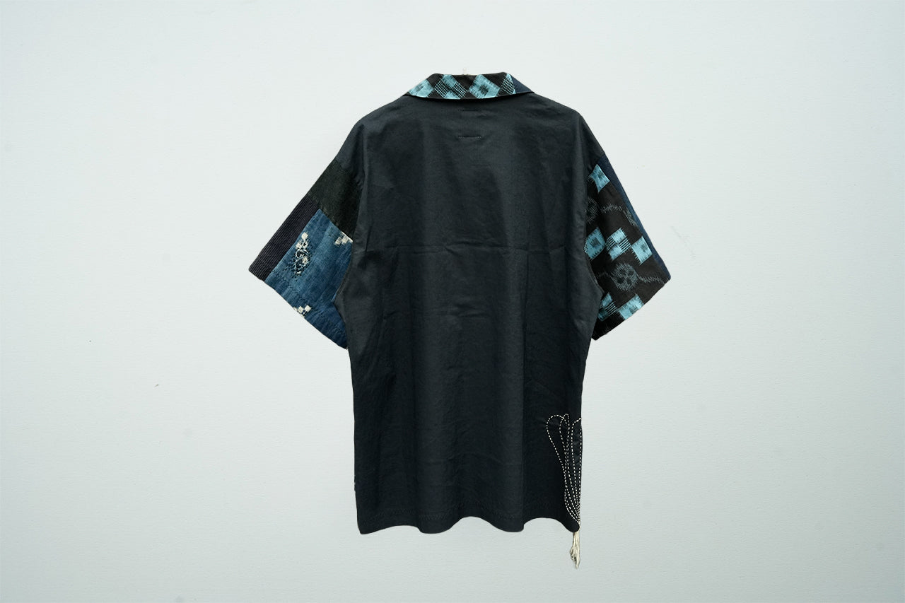 Boro Panel Open Collar Shirt / JA-SS-005