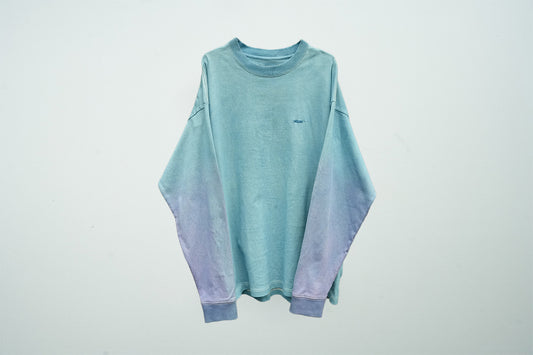 Oversized L/S Tee [INDIGO & SAFFLOWER]