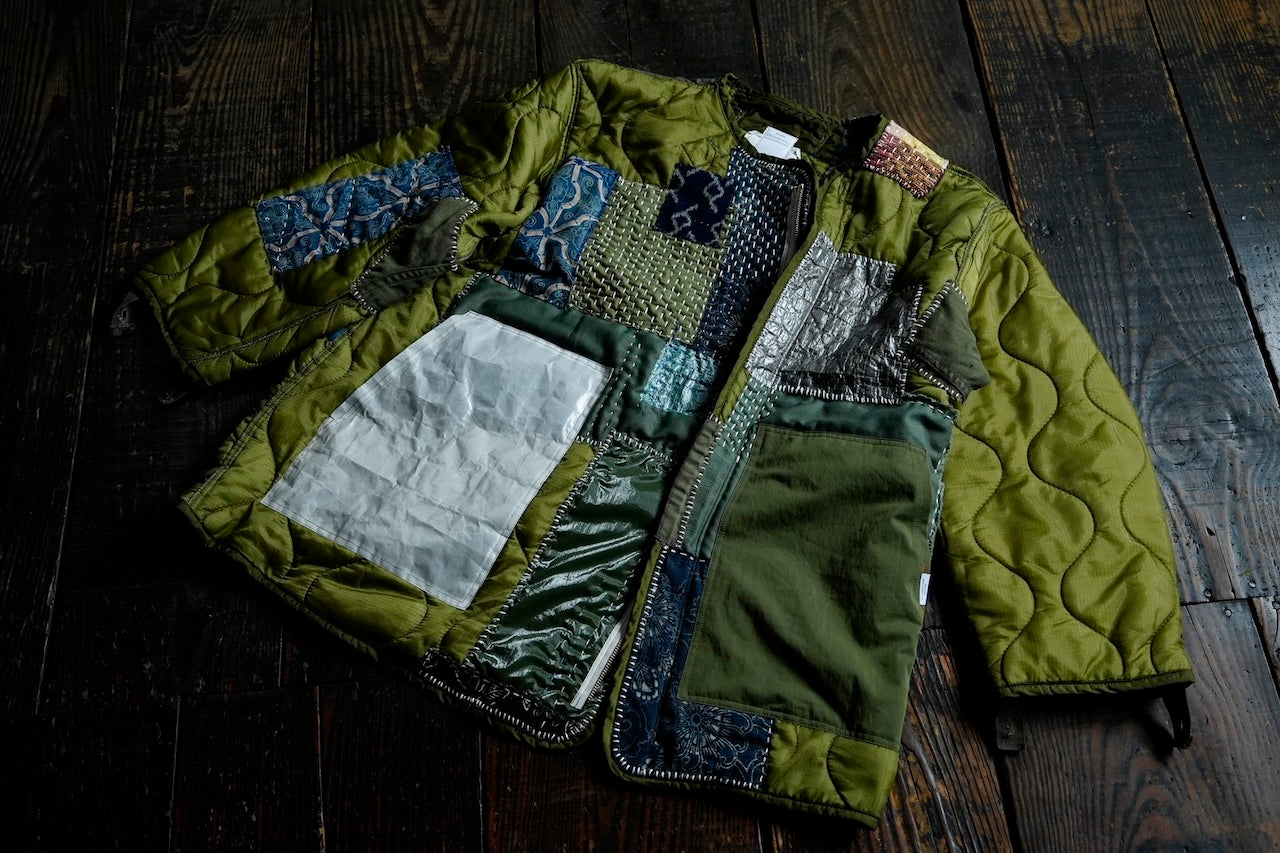 SASHIKO MILITARY LINER JACKET