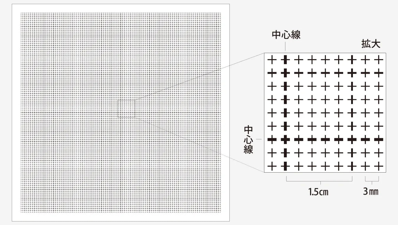 刺し子ふきん　白　方眼