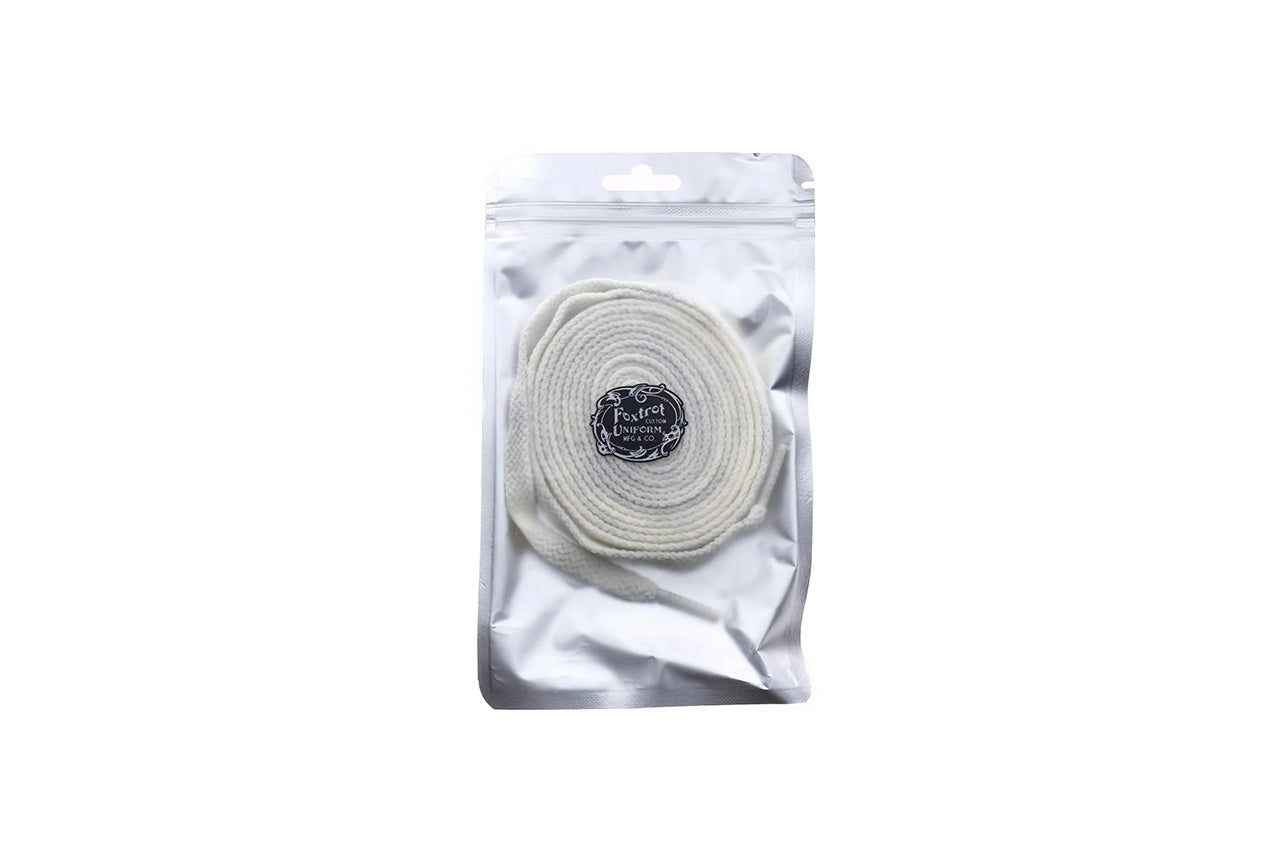 Foxtrot Uniform Fade-Away Laces 'NATURAL'